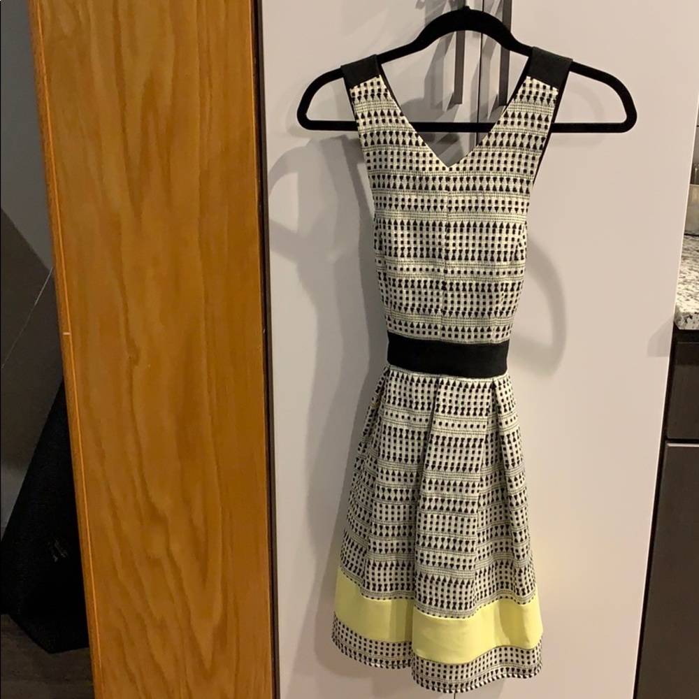 ABS cross back dress